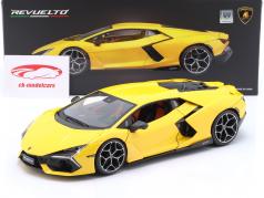 Lamborghini Revuelto Hybrid Byggeår 2023 gul 1:18 Maisto