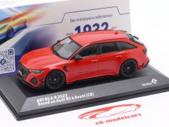 Audi RS6-R ABT Année de construction 2022 rouge misano 1:43 Solido