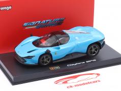Ferrari Daytona SP3 Closed Top 2022 blauw 1:43 Bburago Signature
