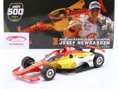 J. Newgarden Chevrolet #2 优胜者 Indy500 IndyCar Series 2023 肮脏的 版本 1:18 Greenlight