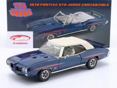 Pontiac GTO Judge Convertible, 1970 год, синий, 1:18 GMP