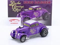 Hemi Gasser Brasher Cummings & Rose 1933 púrpura 1:18 GMP