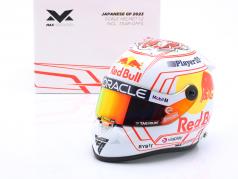 Max Verstappen Red Bull Racing #1 vincitore Giappone GP formula 1 Campione del mondo 2023 casco 1:2 Schuberth