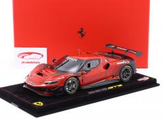 Ferrari 296 GT3 year 2022 corsa red 1:18 BBR
