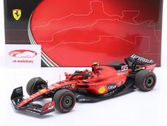 Carlos Sainz jr. Ferrari SF-23 #55 4th Bahrein GP Fórmula 1 2023 1:18 BBR