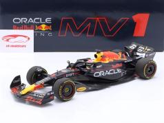 M. Verstappen Red Bull RB19 #1 ganhador australiano GP Fórmula 1 Campeão mundial 2023 1:18 Minichamps
