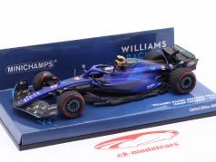Logan Sargeant Williams FW45 #2 Fórmula 1 2023 1:43 Minichamps