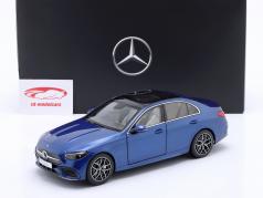 Mercedes-Benz C级 (W206) 建设年份 2021 光谱蓝 1:18 NZG