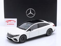 Mercedes-Benz EQS (V297) Год постройки 2022 опалитовый белый 1:18 NZG