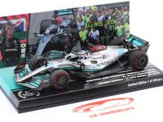 G. Russell Mercedes-AMG F1 W13 #63 1º F1 vitória Brasil GP Fórmula 1 2022 1:43 Minichamps