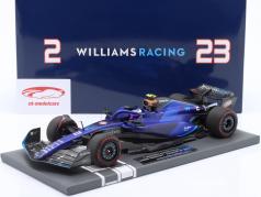 Logan Sargeant Williams FW45 #2 formule 1 2023 1:18 Minichamps