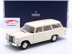 Mercedes-Benz 200 Universal Ano de construção 1966 branco cremoso 1:18 Norev