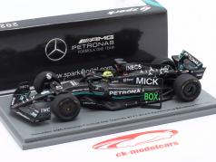 Mick Schumacher Mercedes-AMG F1 W14 #47 Dæk test Spanien GP formel 1 2023 1:43 Spark