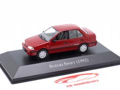 Suzuki Swift Année de construction 1992 rouge 1:43 Altaya