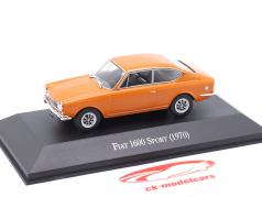 Fiat 1600 Sport Byggeår 1970 orange 1:43 Altaya