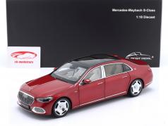 Mercedes-Benz Maybach Sクラス (Z223) 2021 パタゴニアレッド 1:18 Almost Real