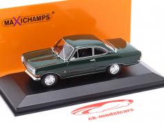 Opel Rekord A Coupe 建設年 1962 濃い緑色 1:43 Minichamps