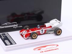 Mario Andretti Ferrari 312B2 #7 4 Sydafrika GP formel 1 1972 1:43 Tecnomodel