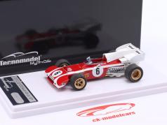 C. Regazzoni Ferrari 312B2 #6 Südafrika GP Formel 1 1972 1:43 Tecnomodel