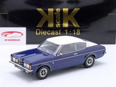 Ford Taunus GXL Coupe Año de construcción 1971 azul oscuro / blanco 1:18 KK-Scale