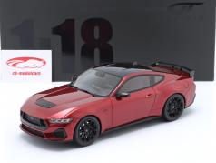Ford Mustang GT Bouwjaar 2024 snel rood 1:18 GT-Spirit