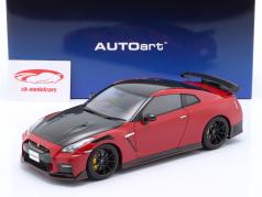 Nissan Skyline GT-R (R35) Nismo Special Edition year 2022 red 1:18 AUTOart