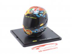 Valentino Rossi #46 2º 500ccm MotoGP 2000 capacete 1:5 Spark Editions