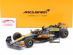 Lando Norris McLaren MCL60 #4 6位 オーストラリア GP 式 1 2023 1:18 Minichamps