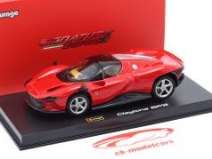 Ferrari Daytona SP3 Anno di costruzione 2022 rosso 1:43 Bburago Signature