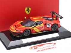 Ferrari Daytona SP3 Bouwjaar 2022 rood 1:43 Bburago Handtekening