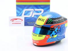 Oscar Piastri #81 McLaren F1 Team Formula 1 2024 helmet 1:2 Bell