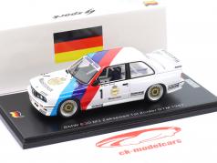 BMW M3 (E30) #1 Sieger Zolder DTM 1987 Marc Hessel 1:43 Spark