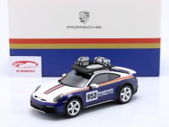 Porsche 911 (992) Dakar #953 Roughroads Rallye diseño paquete 1:18 Spark