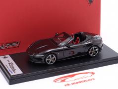 Ferrari Roma Spider 建设年份 2023 黑色的 1:43 LookSmart