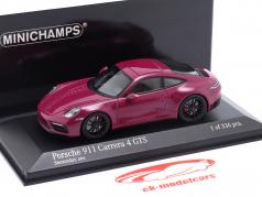 Porsche 911 (992) Carrera 4 GTS 2021 星红宝石 新 1:43 Minichamps