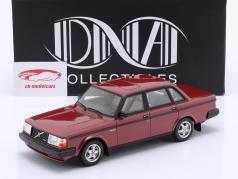 Volvo 244 Turbo year 1981 dark red 1:18 DNA Collectibles