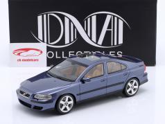 Volvo S60 R Bouwjaar 2003 blauw metalen 1:18 DNA Collectibles