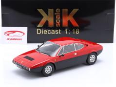 Ferrari 208 GT4 Anno di costruzione 1975 rosso / nero smerigliato 1:18 KK-Scale