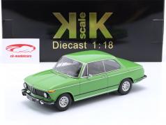 BMW 1502 2. serie Año de construcción 1974 verde 1:18 KK-Scale