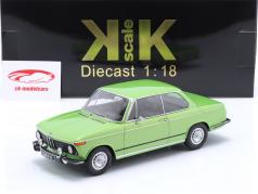 BMW L 2002 tii 2. série Année de construction 1974 vert métallique 1:18 KK-Scale