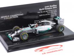 L. Hamilton Mercedes F1 W05 #44 Champion du monde formule 1 2014 1:43 Minichamps