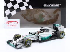 L. Hamilton Mercedes F1 W05 #44 formel 1 Verdensmester 2014 1:18 Minichamps