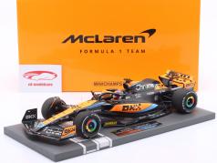 Oscar Piastri McLaren MCL60 #81 8-е место Австралия GP формула 1 2023 1:18 Minichamps