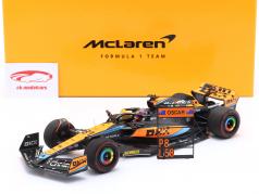 Oscar Piastri McLaren MCL60 #81 8位 オーストラリア人 GP 式 1 2023 1:18 Minichamps
