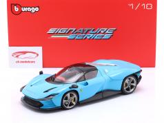 Ferrari Daytona SP3 Byggeår 2022 blå 1:18 Bburago Signature