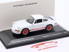 Porsche 911 Carrera RS 2.7 建设年份 1973 白色的 / 红色的 1:43 Spark