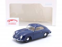 Porsche 356 Pre-A Anno di costruzione 1953 blu petrolio 1:18 Solido