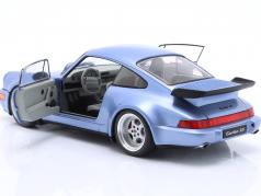 Porsche 911 (964) Turbo 建设年份 1990 地平线蓝色 金属的 1:18 Solido