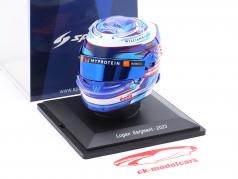 Logan Sargeant #2 Williams Racing формула 1 2023 шлем 1:5 Spark