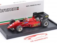 R. Arnoux Ferrari 126 C4 #28 3º Bélgica GP Fórmula 1 1984 1:43 Brumm